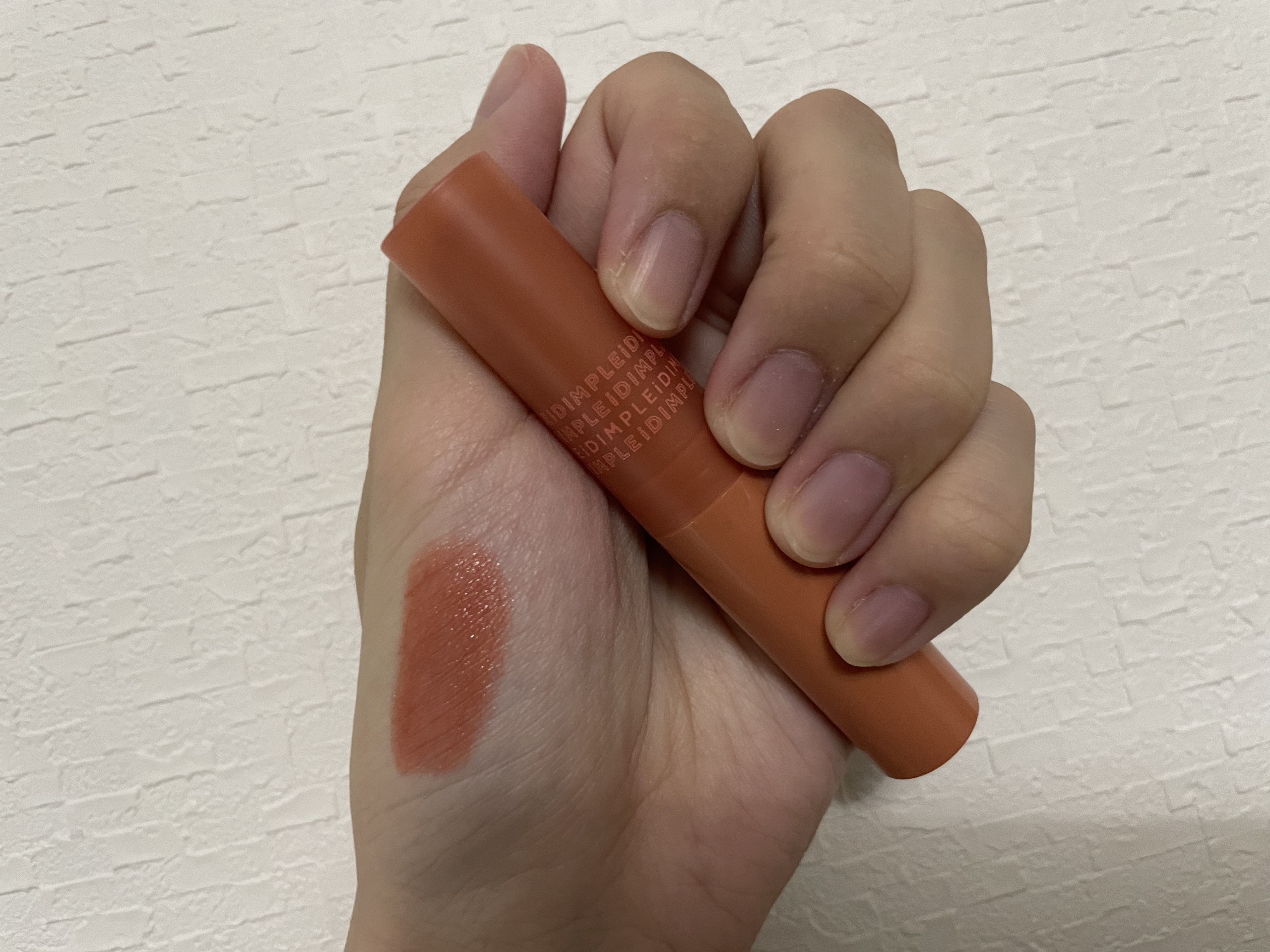 ティントマイスターリップ 04 アーモンドピーチ/iDIMPLE/リップティントを使ったクチコミ（3枚目）