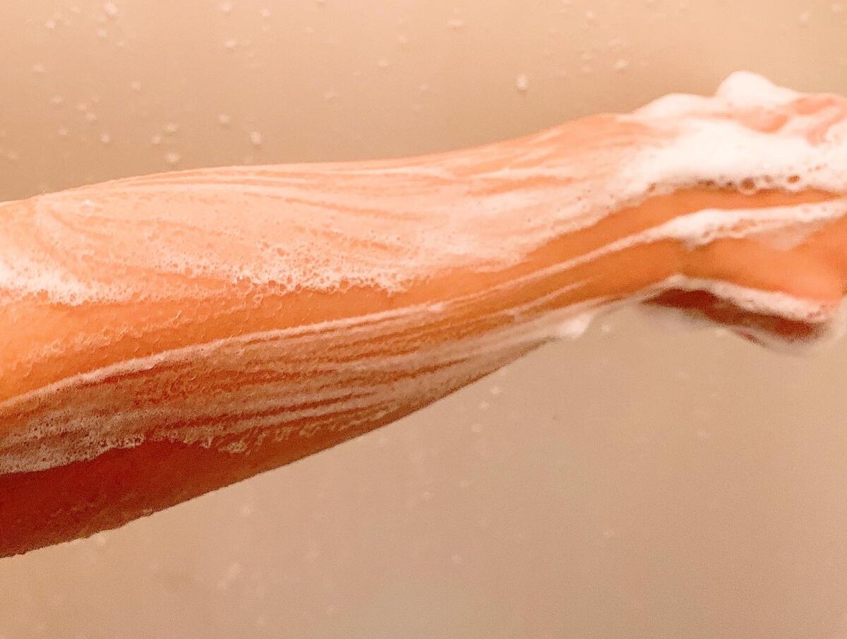 柿のさち　薬用柿渋ボディソープ/マックス/ボディソープを使ったクチコミ（3枚目）