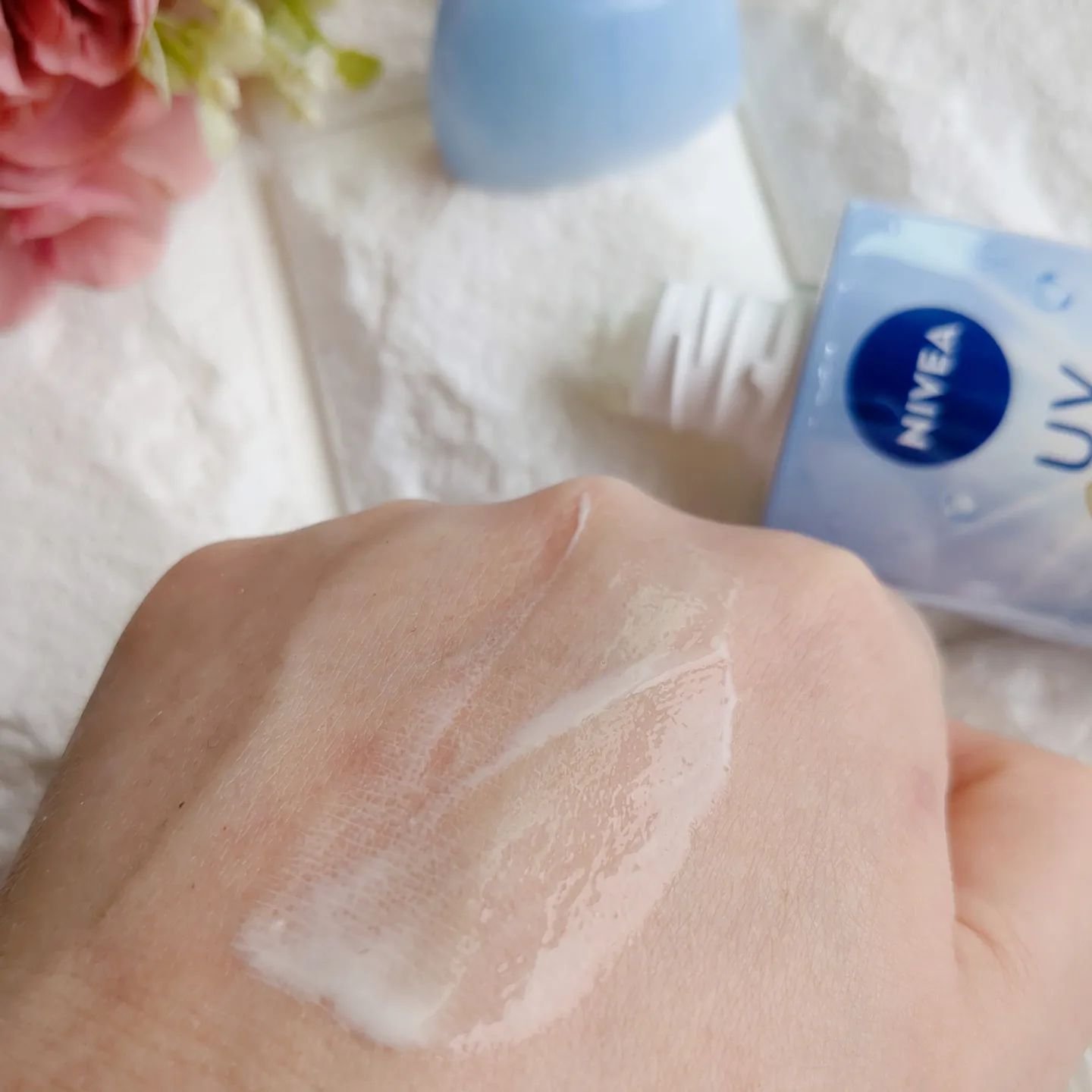 ニベアUV ウォータージェルEX/ニベア/日焼け止めジェルを使ったクチコミ（3枚目）