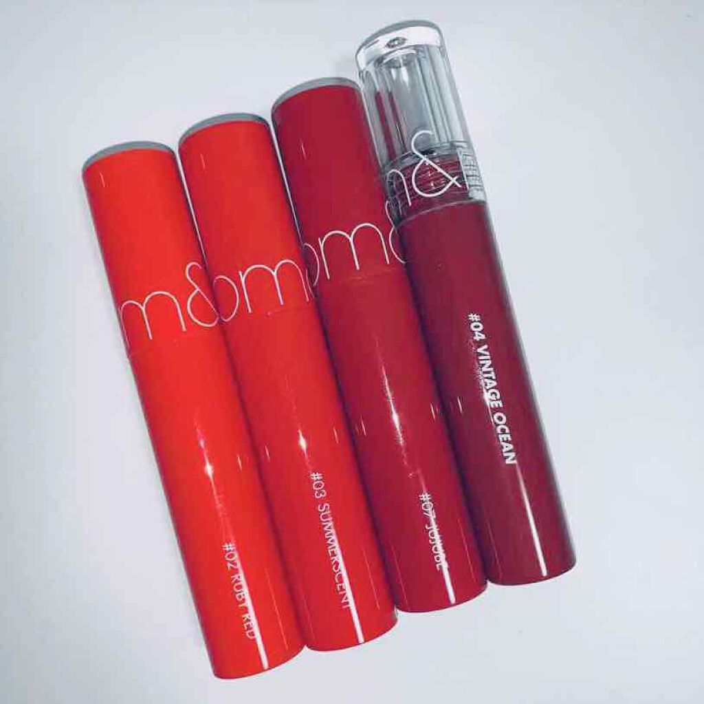 ジューシーラスティングティント/rom&nd/リップティントを使ったクチコミ（1枚目）