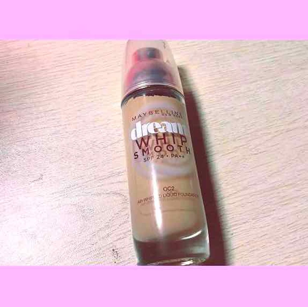 ドリームホイップ スムース リキッド/MAYBELLINE NEW YORK/リキッドファンデーションを使ったクチコミ(1枚目)