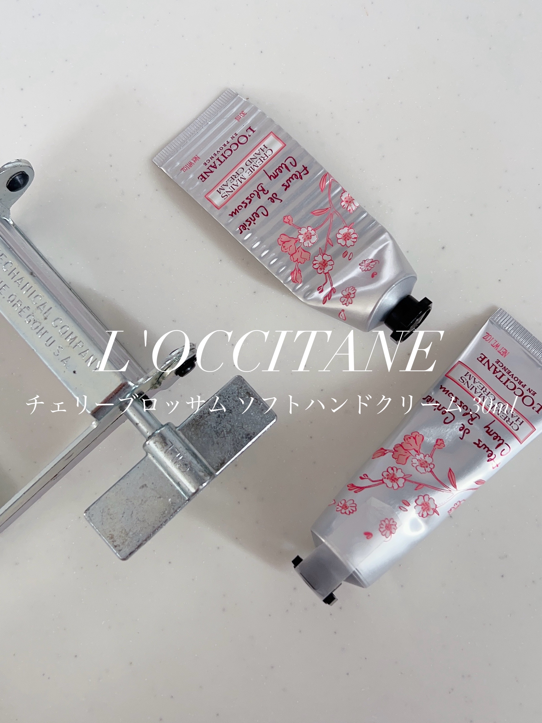 チェリーブロッサム ソフトハンドクリーム 30ml/L'OCCITANE/ハンドクリームを使ったクチコミ（1枚目）