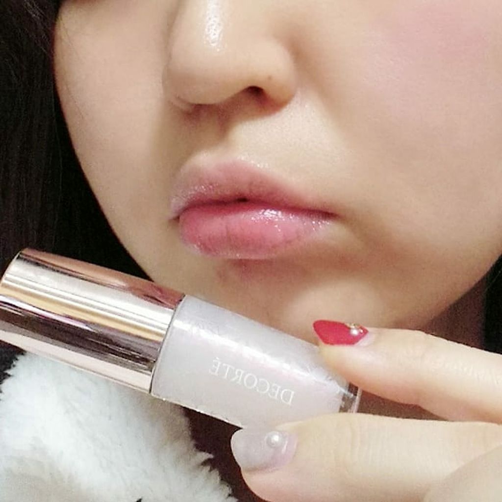 リップ オイル 01 white jasmine/DECORTÉ/リップオイルを使ったクチコミ（1枚目）