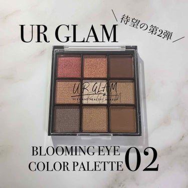 UR GLAM　BLOOMING EYE COLOR PALETTE 02/U R GLAM/アイシャドウパレットを使ったクチコミ（1枚目）