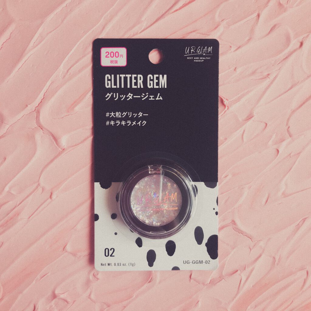 URGLAM GLITTER GEM/U R GLAM/ジェル・クリームチークを使ったクチコミ(2枚目)