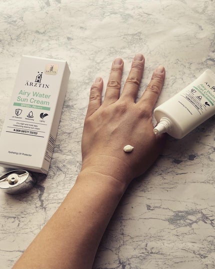 エアリーウォーターサンクリーム/エルツティン/日焼け止めクリームを使ったクチコミ(5枚目)