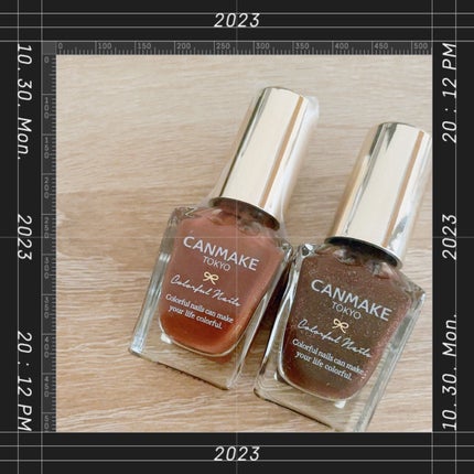 カラフルネイルズ N90 ボルケーノ/キャンメイク/マニキュアを使ったクチコミ(1枚目)