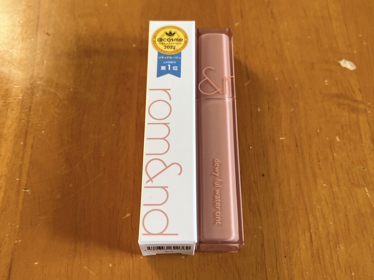 デュイフルウォーターティント/rom&nd/リップティントを使ったクチコミ（2枚目）