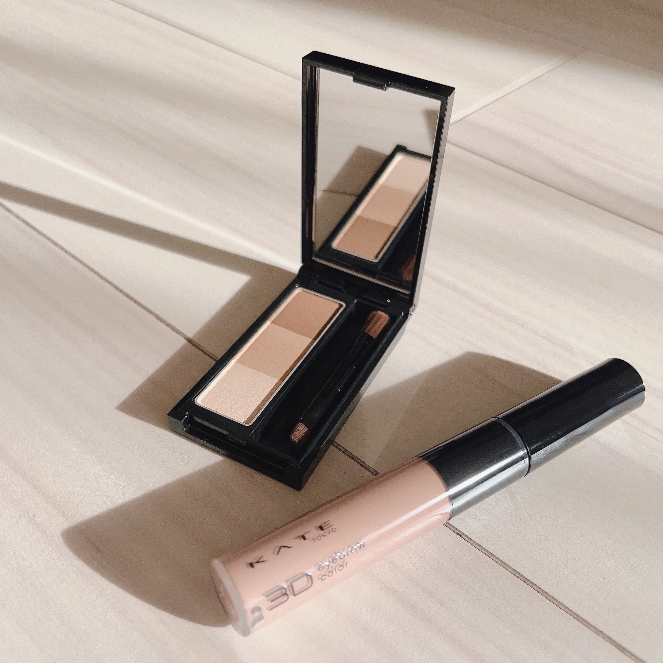 ケイト デザイニングアイブロウ3D/KATE/パウダーアイブロウを使ったクチコミ（1枚目）