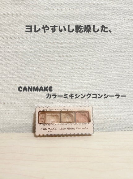 カラーミキシングコンシーラー/キャンメイク/パレットコンシーラーを使ったクチコミ(1枚目)