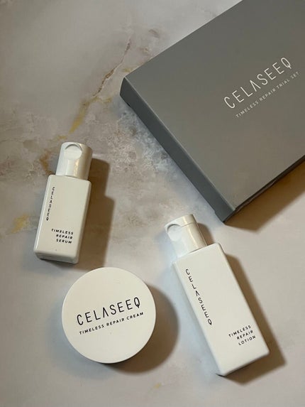 タイムレスリペア 未来肌おためしセット/CELASEEQ/スキンケアキットを使ったクチコミ(1枚目)
