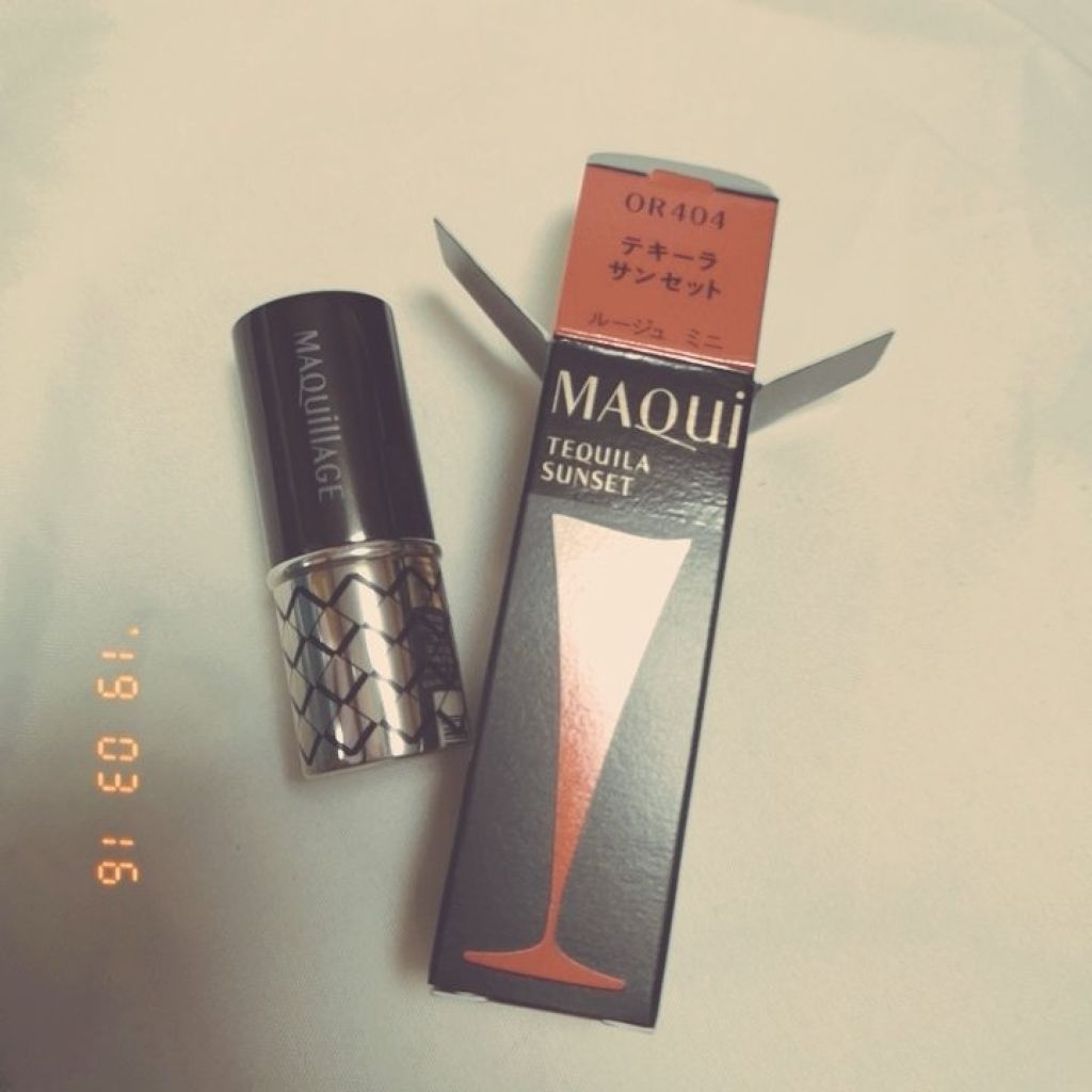 ルージュ ミニ/マキアージュ/口紅を使ったクチコミ(1枚目)