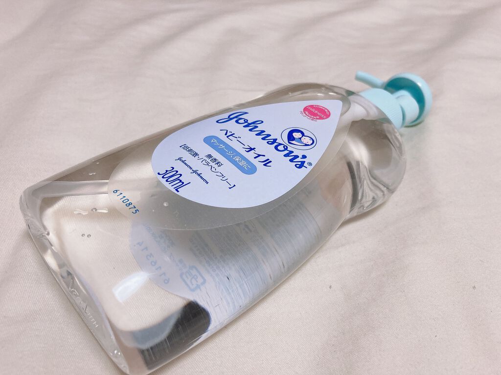 ジョンソン ベビーオイル 無香料/ジョンソンベビー/ボディオイルを使ったクチコミ（1枚目）