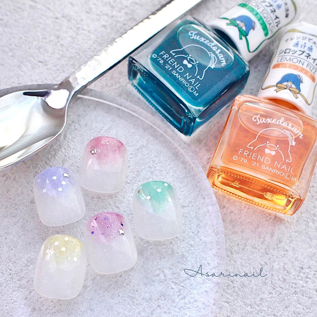 サンリオネイル/DAISO/マニキュアを使ったクチコミ（1枚目）