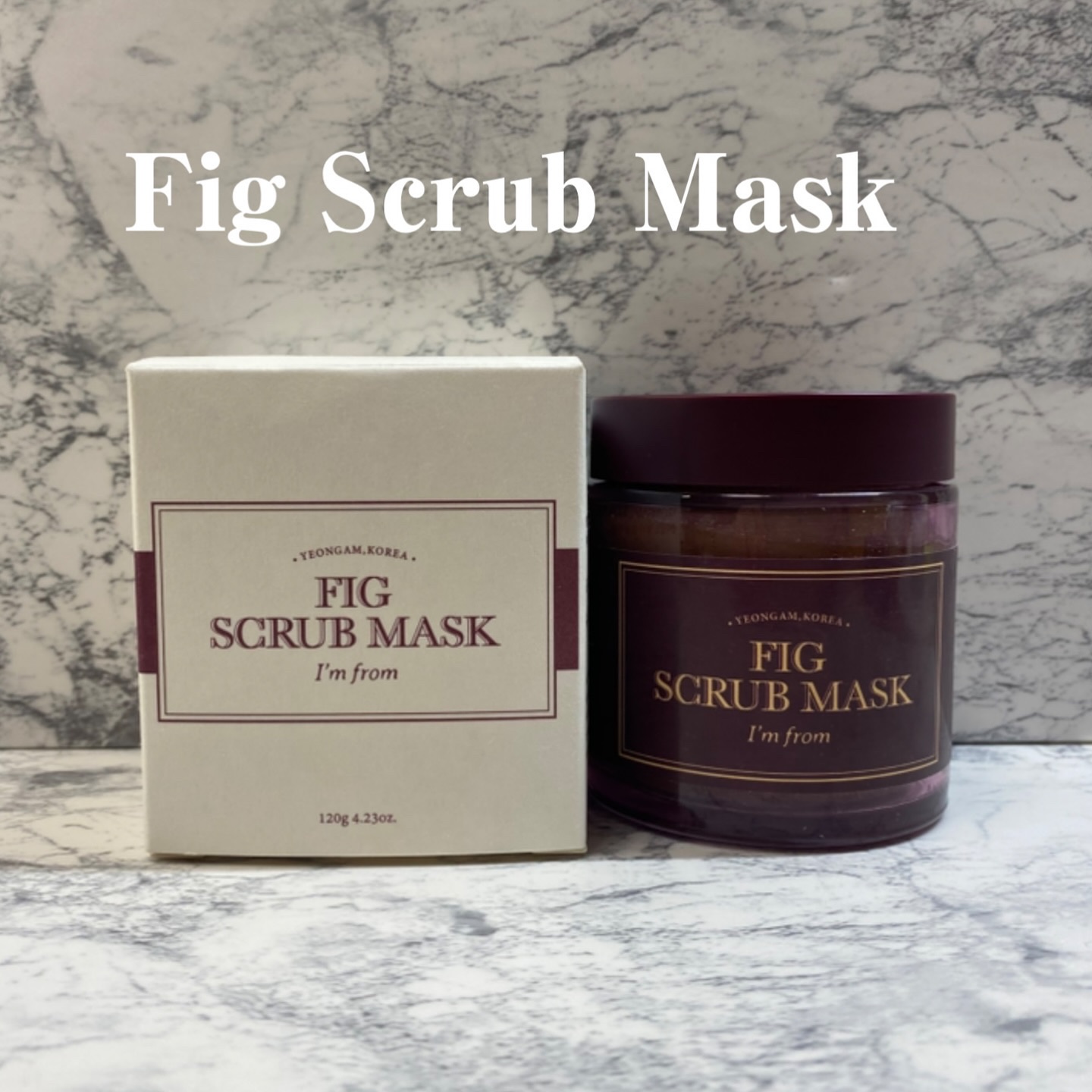 フィグスクラブマスク/I'm from/スクラブ・ゴマージュを使ったクチコミ（2枚目）