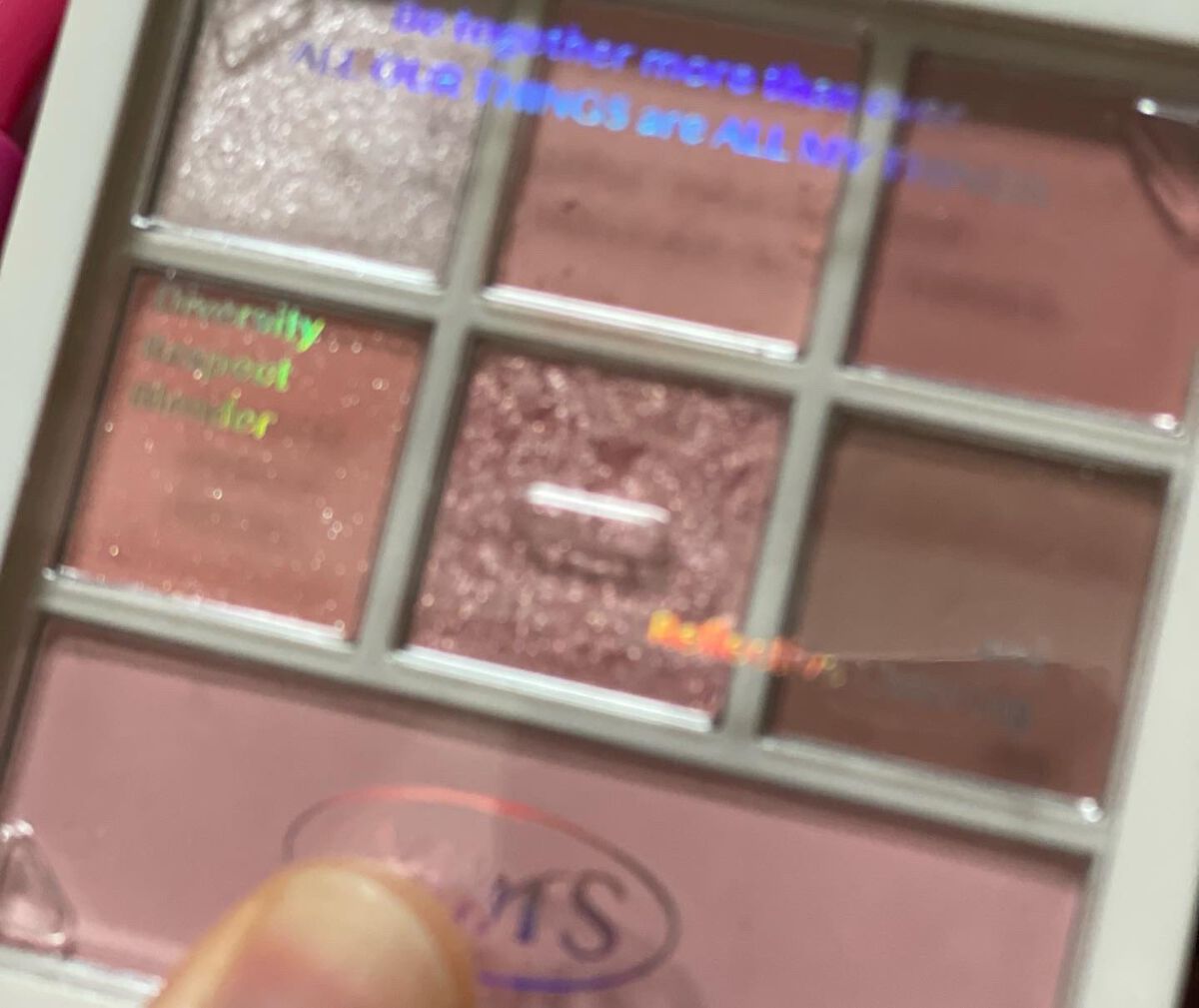 カラーフィルターシャドウパレット(ラインフレンズエディション) No.5/MISSHA/アイシャドウパレットを使ったクチコミ（3枚目）