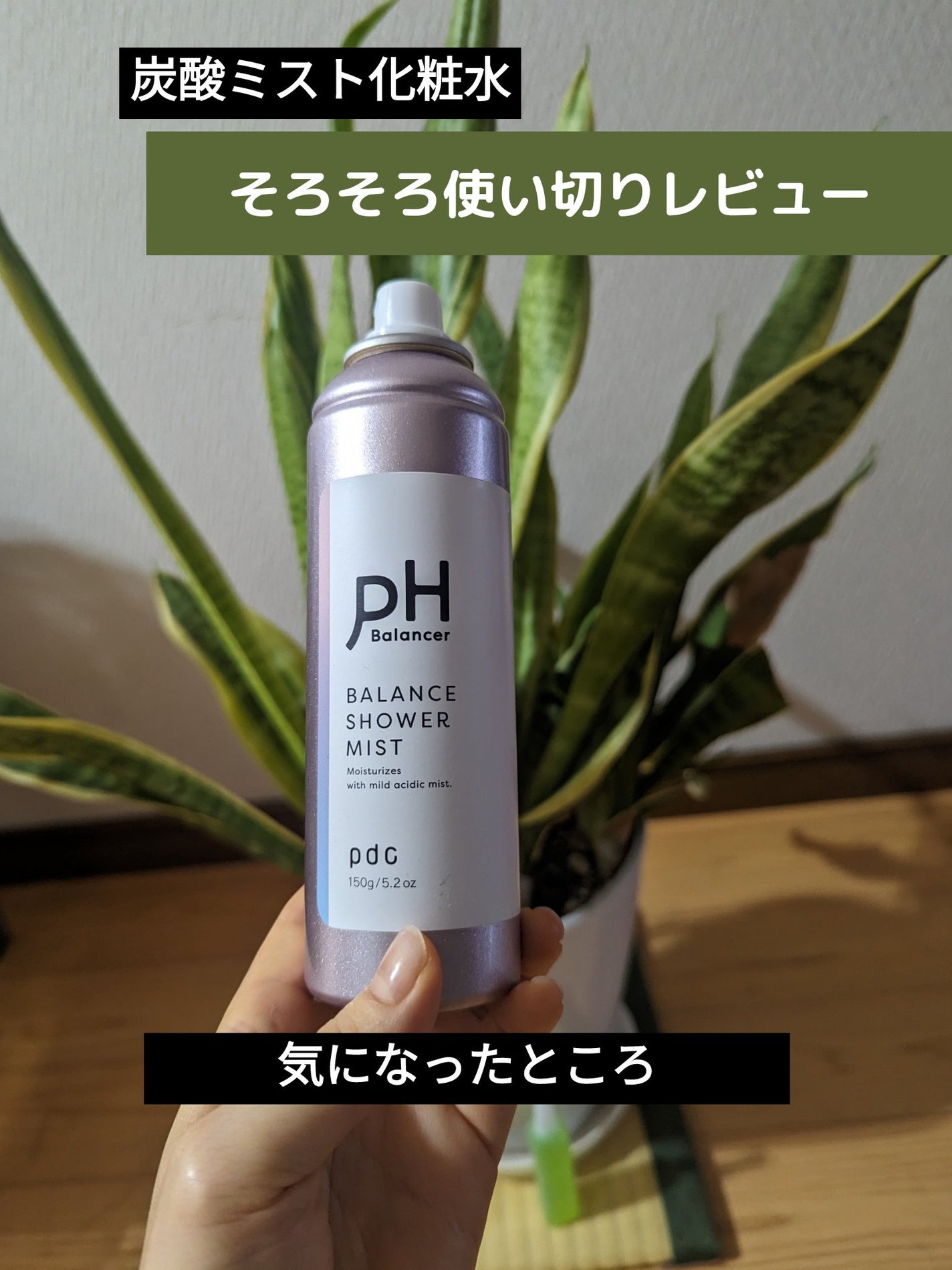 ピーエイチバランサー バランスシャワーミスト/pdc/ミスト状化粧水を使ったクチコミ(1枚目)