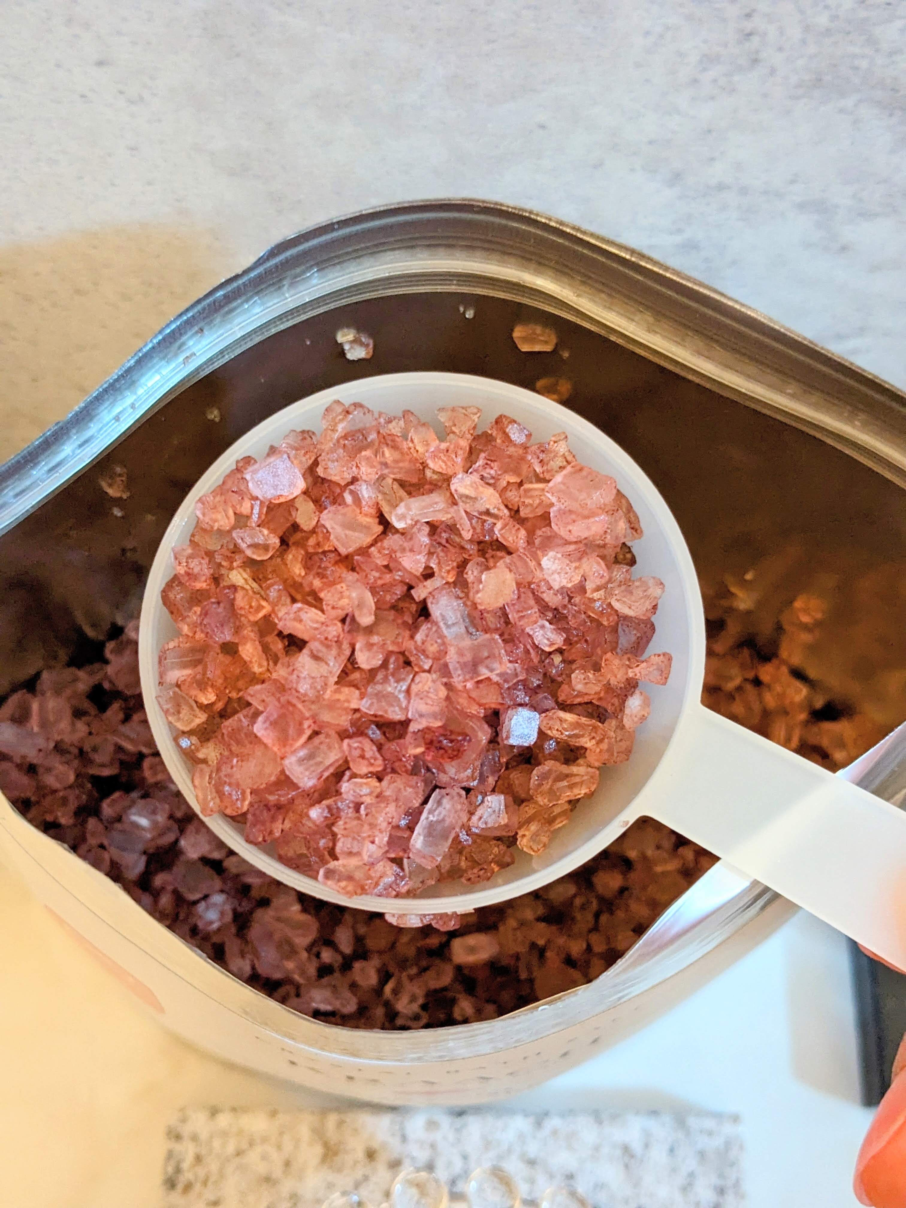 クリスタルバスソルト ローズクォーツ/KRAACH/無機塩系入浴剤を使ったクチコミ（3枚目）