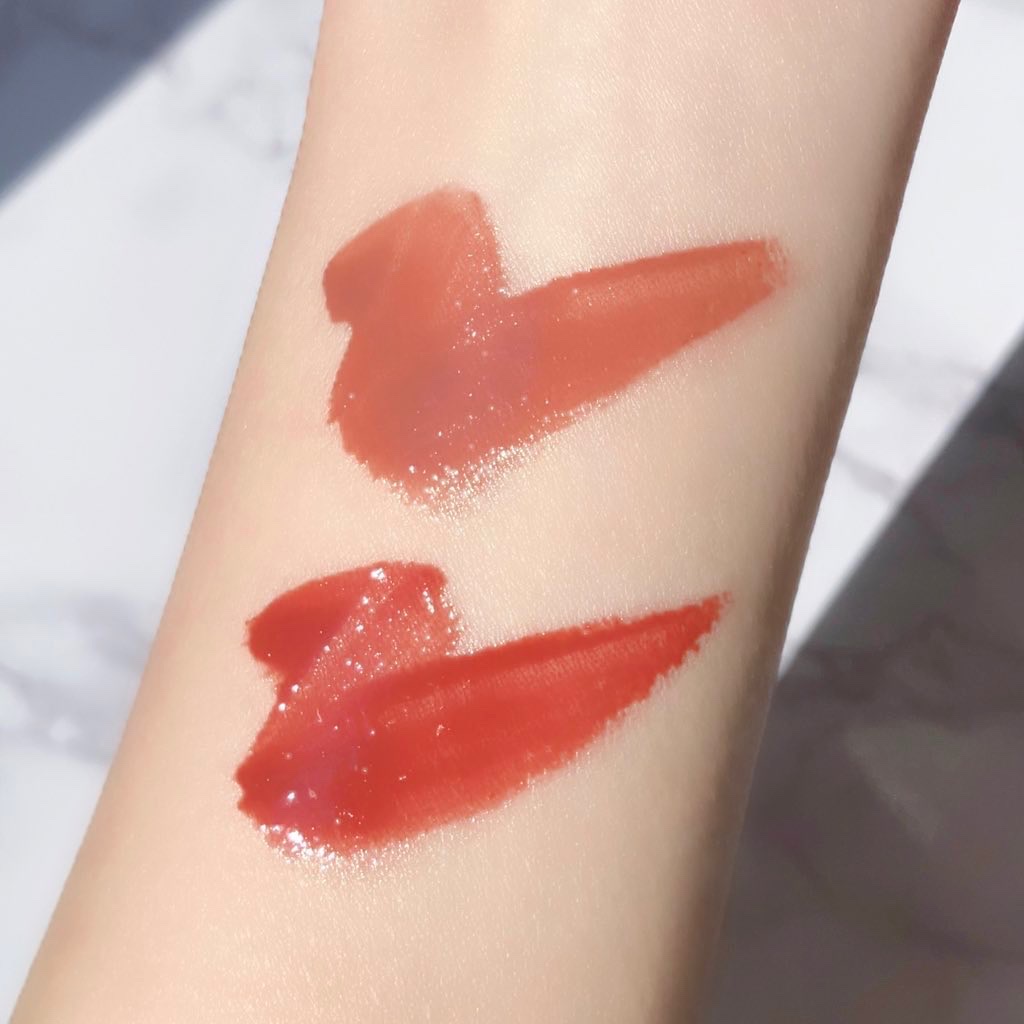 リクイド グロウ リップカラー 01 メープル サイダー/RMK/口紅を使ったクチコミ（2枚目）