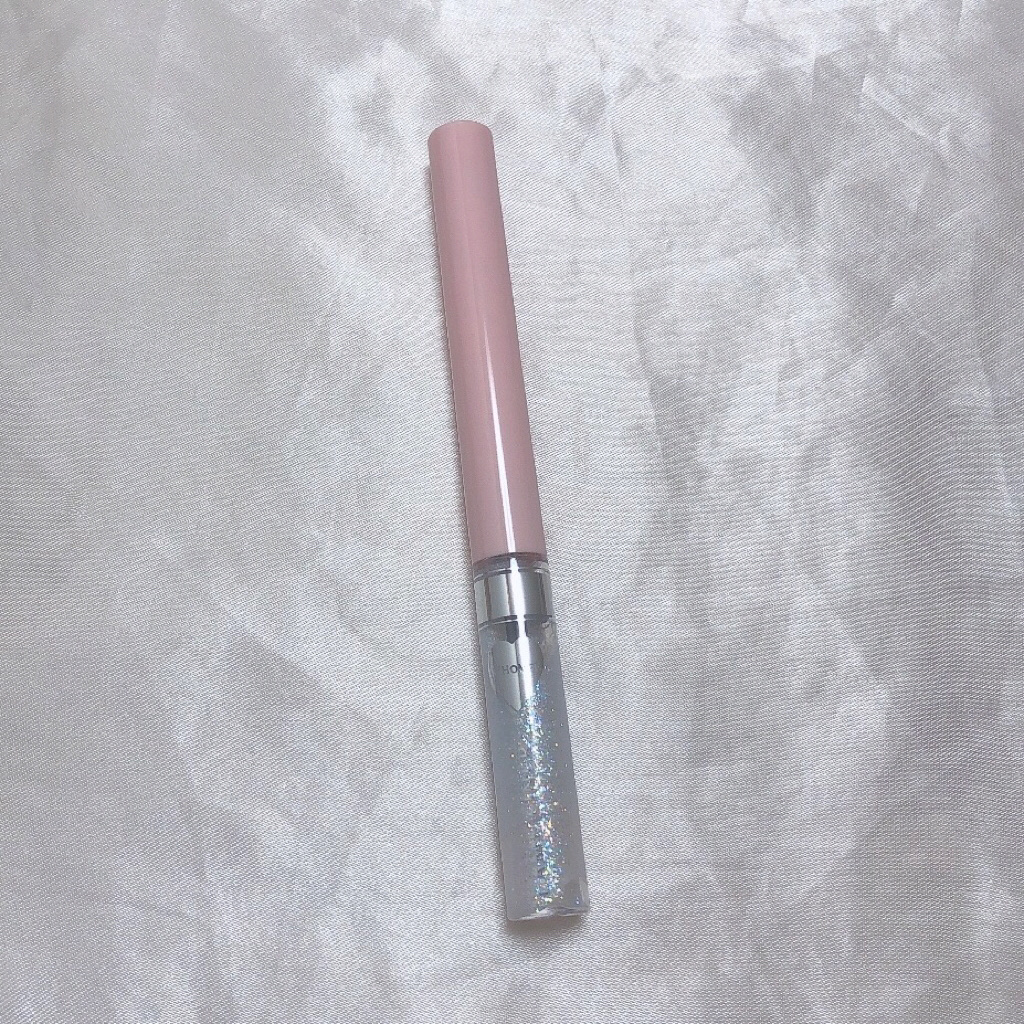 フーミー キララメライナー ラメホワイト/WHOMEE/リキッドアイシャドウを使ったクチコミ（3枚目）