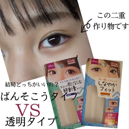 しなやかフィット/DAISO/二重まぶた用アイテムを使ったクチコミ(1枚目)