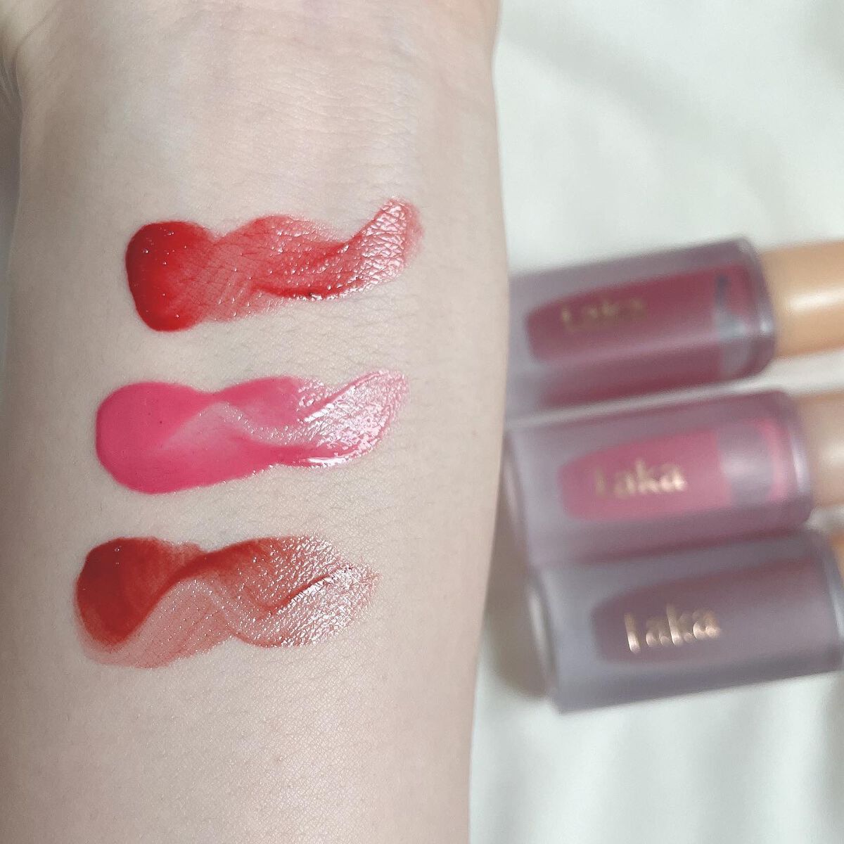 フルーティーグラムティント/Laka/リップティントを使ったクチコミ（1枚目）