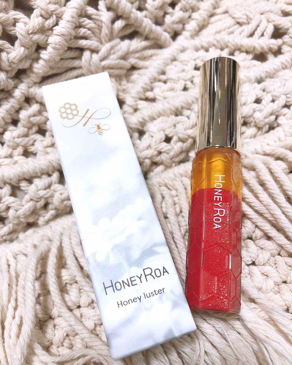 ハニーラスター r/ROAlív/リップグロスを使ったクチコミ（1枚目）