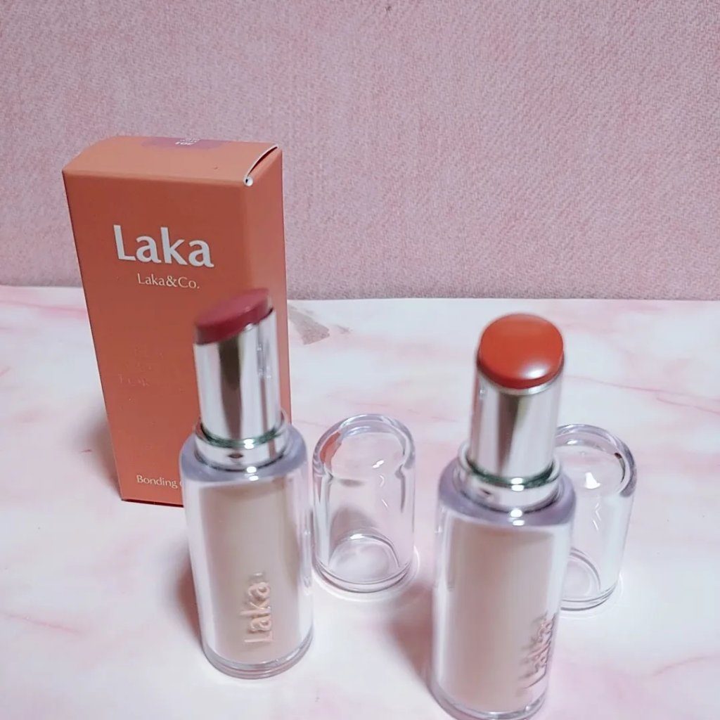 ボンディンググロウリップスティック/Laka/口紅を使ったクチコミ（1枚目）