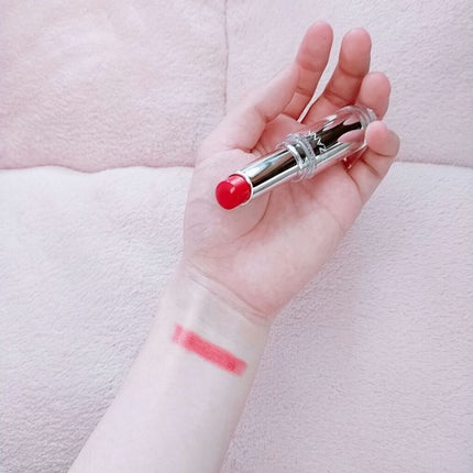 ラスティンググロスリップ/CEZANNE/口紅を使ったクチコミ(2枚目)