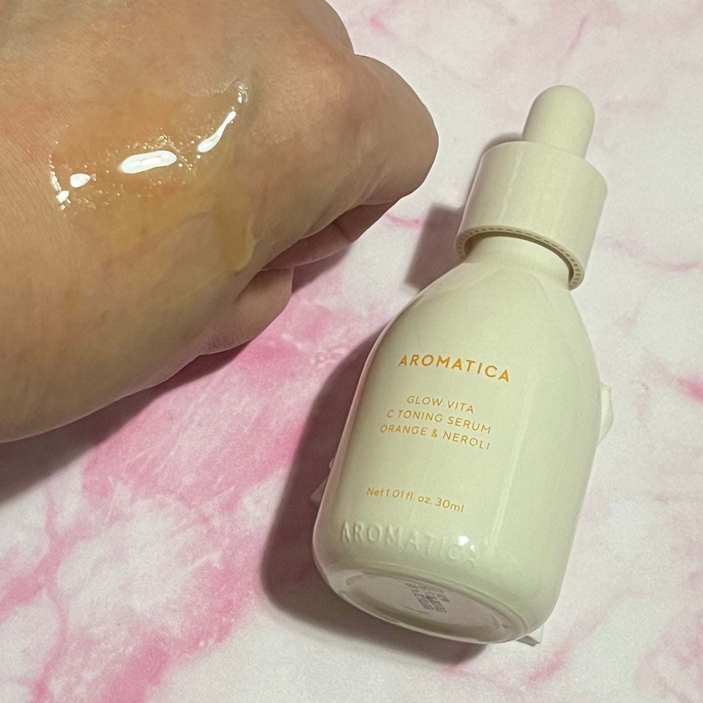 グロービタCトーニングセラム/AROMATICA/美容液を使ったクチコミ(2枚目)