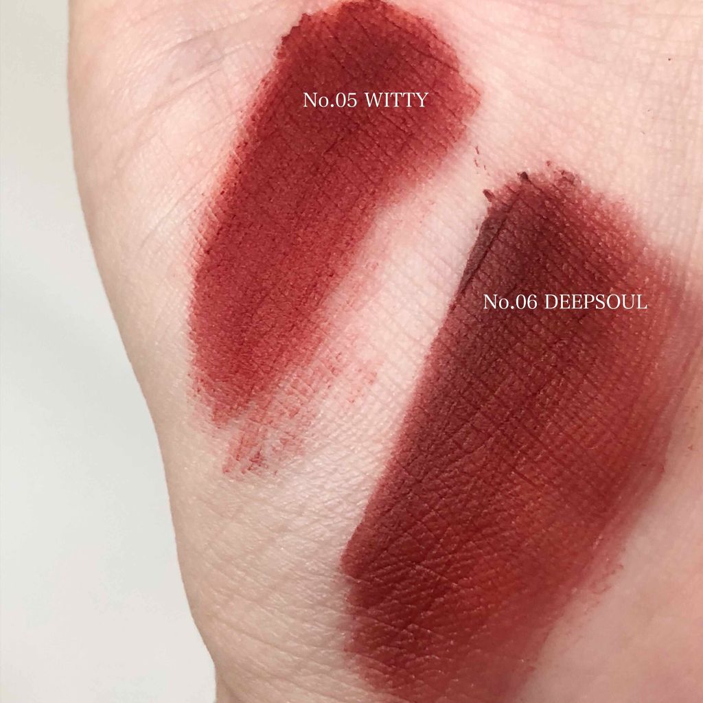 ゼログラムマットリップスティック/rom&nd/口紅を使ったクチコミ（2枚目）