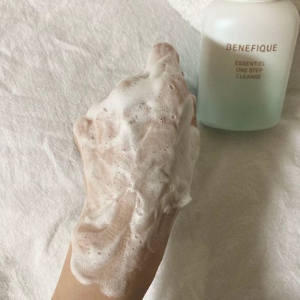 エッセンシャル ワンステップクレンズ/BENEFIQUE/泡洗顔を使ったクチコミ(4枚目)