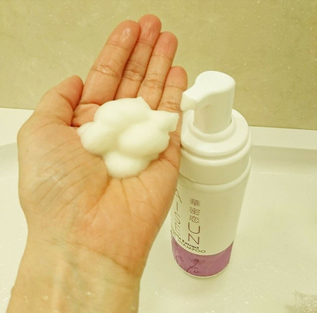 ナチュラルシャンプー/ヘアコンディショナー/華密恋/市販シャンプーを使ったクチコミ(2枚目)