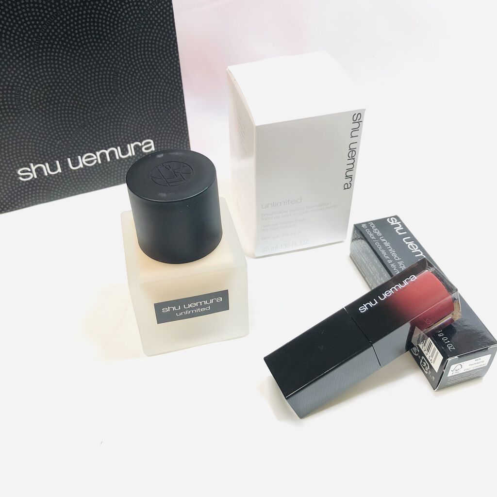（旧）アンリミテッド ラスティング フルイド/shu uemura/リキッドファンデーションを使ったクチコミ（2枚目）