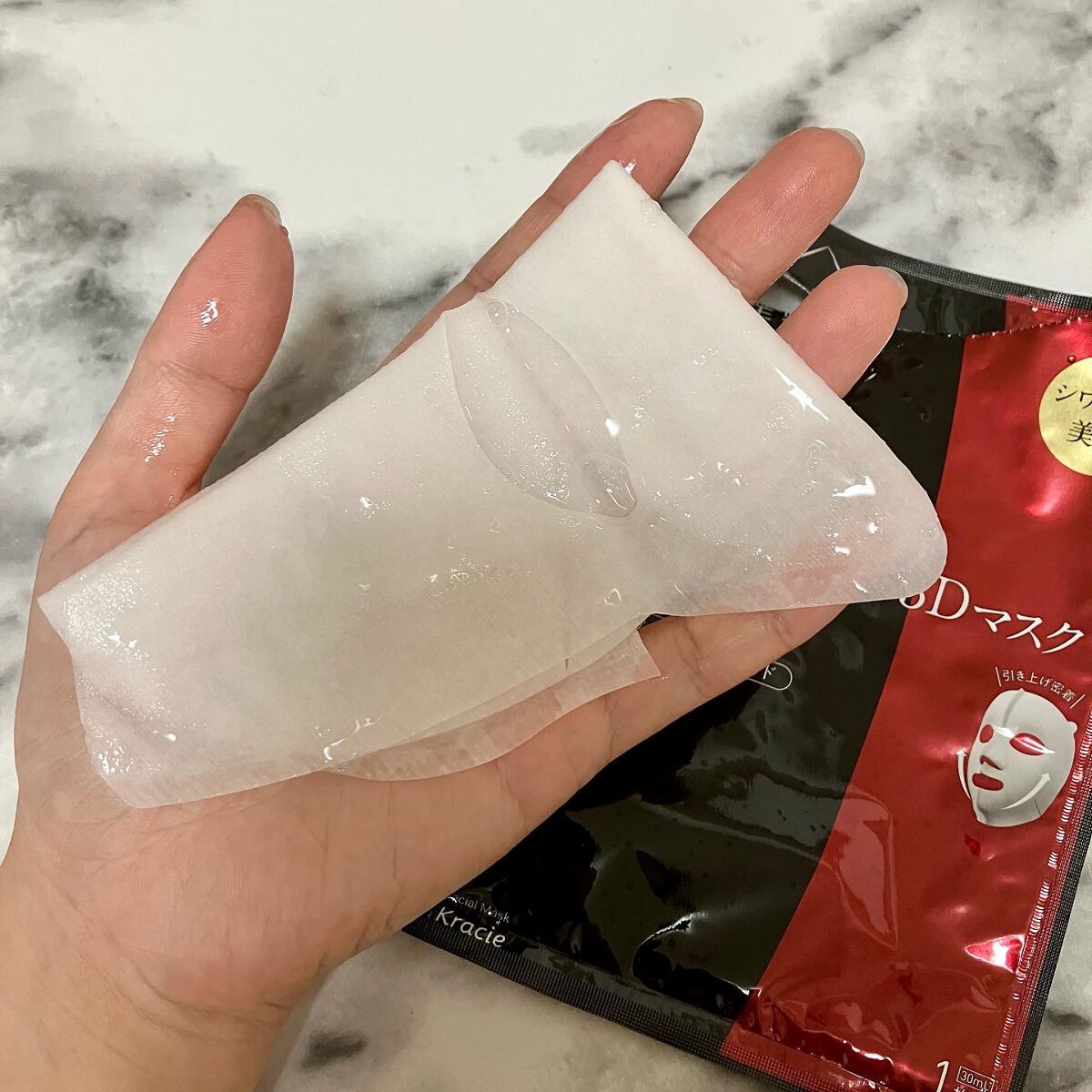 肌美精プレミア 薬用3Dマスク/肌美精/シートマスク・パックを使ったクチコミ（2枚目）