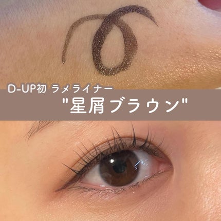 シルキーリキッドアイライナーWP/D-UP/リキッドアイライナーを使ったクチコミ(1枚目)