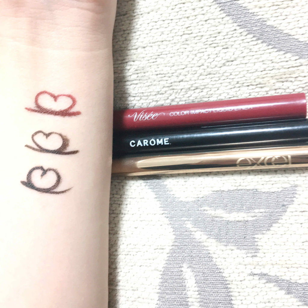 ウォータープルーフ リキッドアイライナー/CAROME./リキッドアイライナーを使ったクチコミ（2枚目）