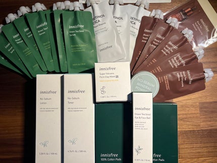 グリーンティーシード アイ&フェイスボール/innisfree/美容液を使ったクチコミ(2枚目)