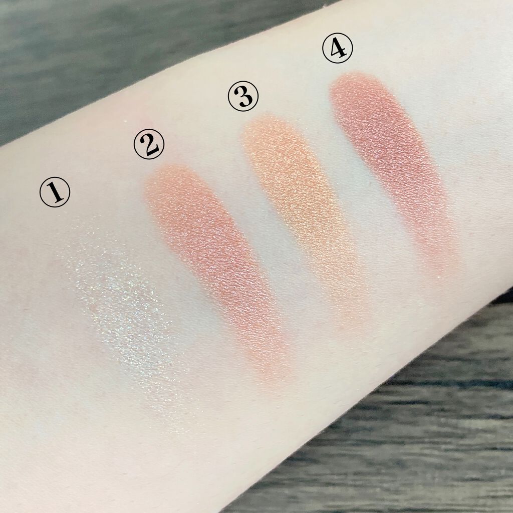 ニュアンスオンアイシャドウ/CEZANNE/アイシャドウパレットを使ったクチコミ（3枚目）