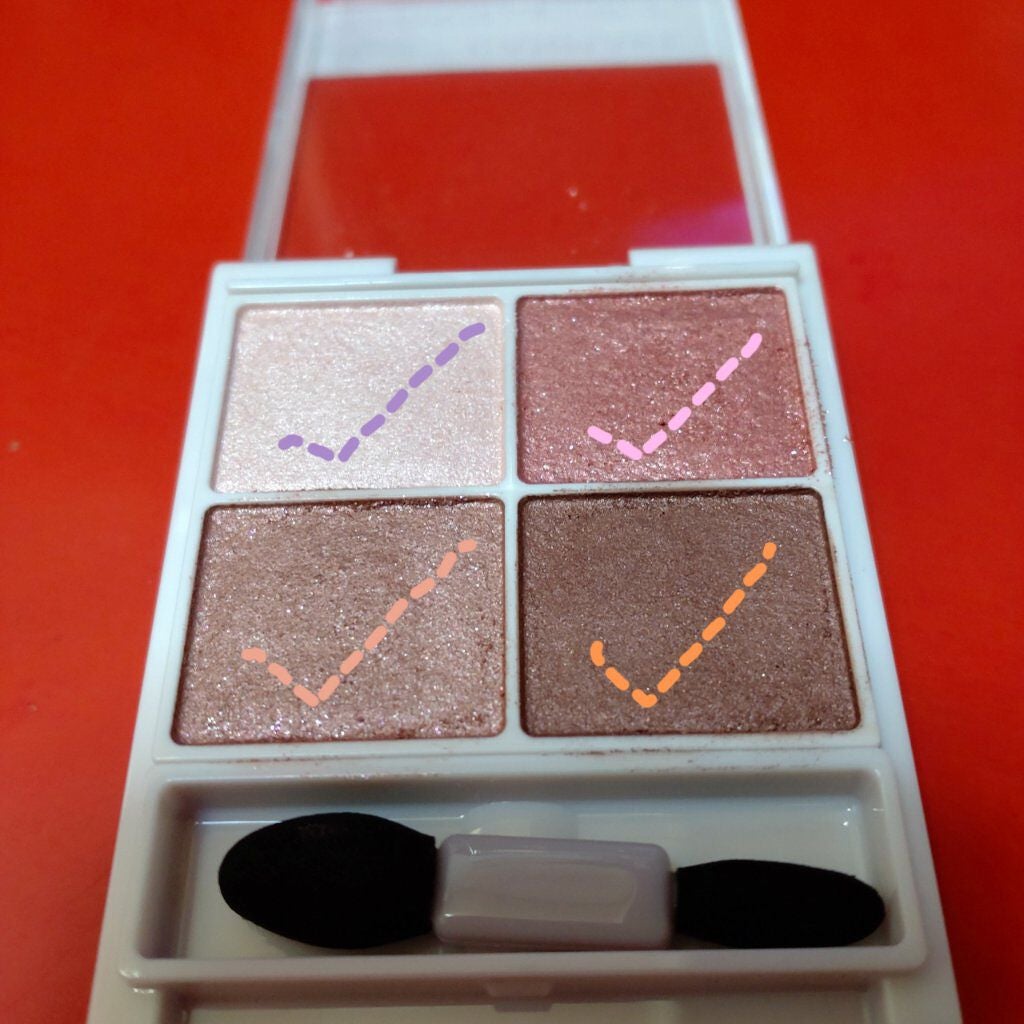 シルキースフレアイズ/キャンメイク/アイシャドウパレットを使ったクチコミ(3枚目)