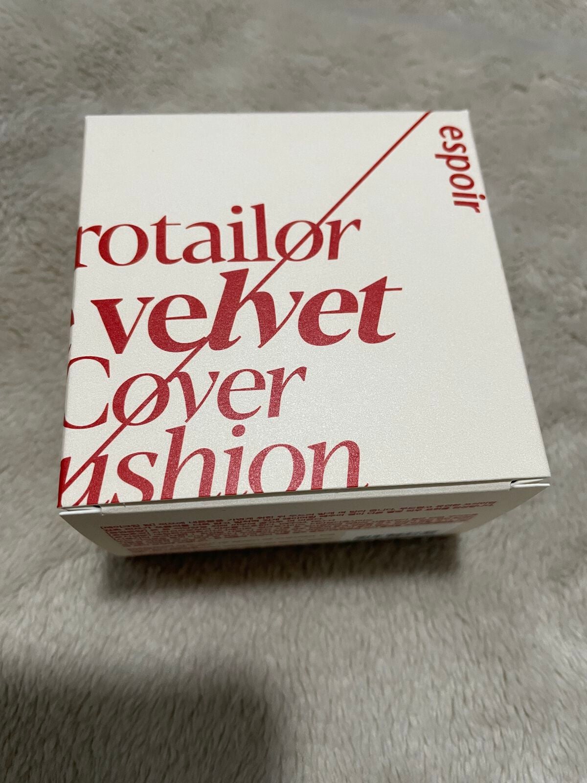 プロテーラービーベルベットカバークッション/espoir/クッションファンデーションを使ったクチコミ(1枚目)