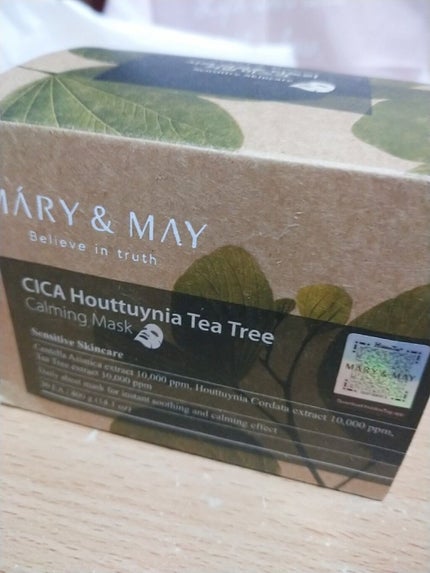 シカドクダミ+ティーツリーカーミングマスク/MARY&MAY/シートマスク・パックを使ったクチコミ(1枚目)