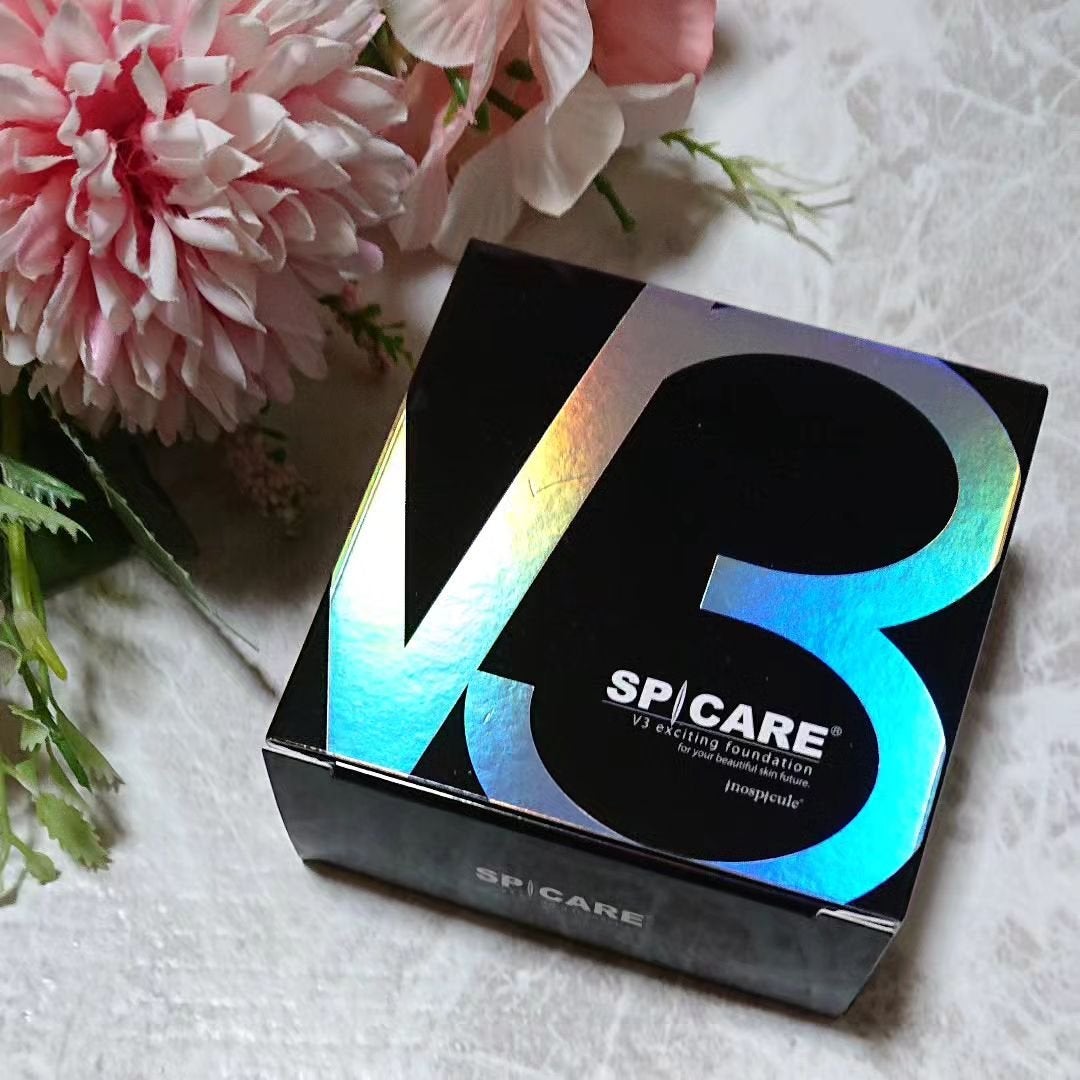 V3 エキサイティングファンデーション/SPICARE/クッションファンデーションを使ったクチコミ(2枚目)