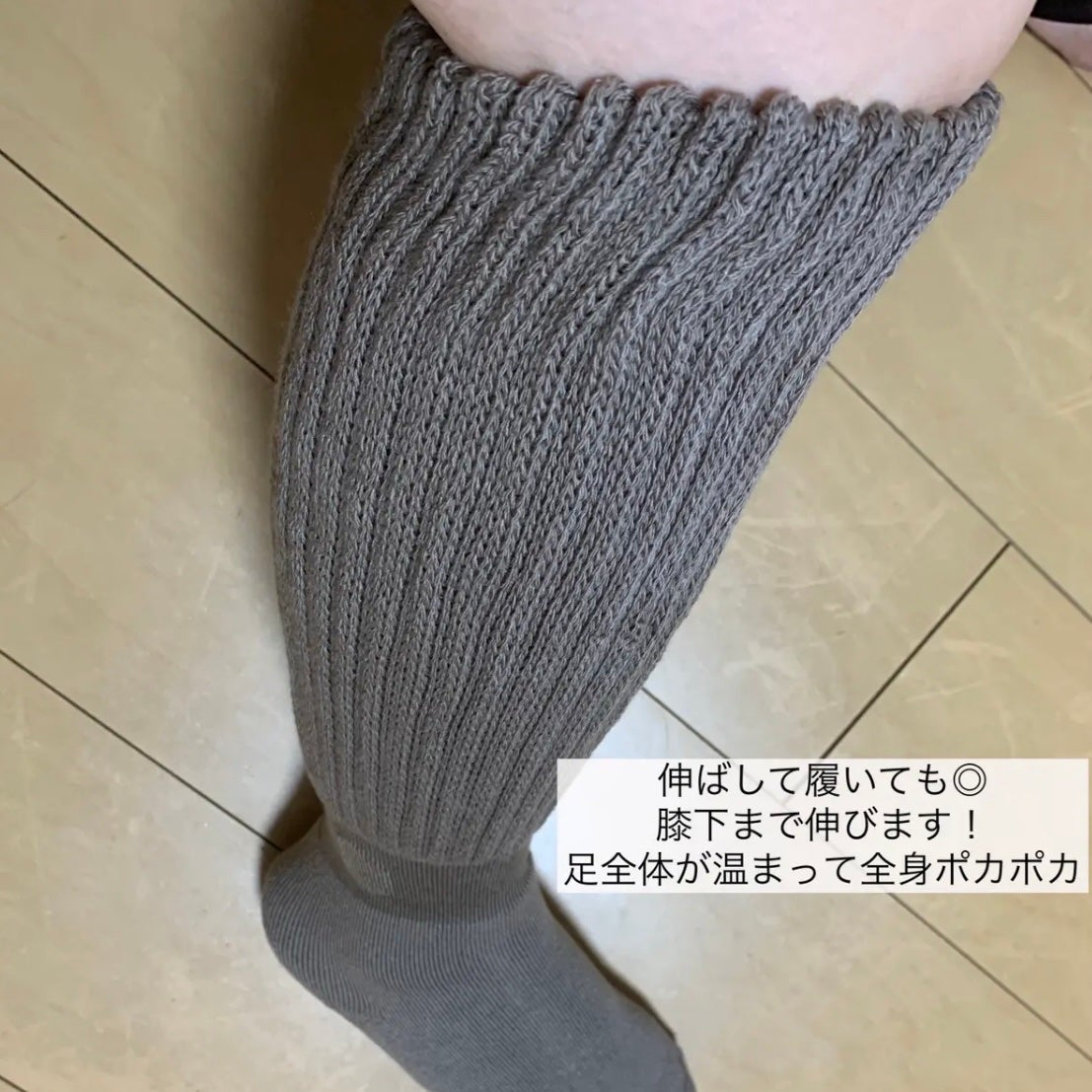靴下サプリ まるでこたつ レディース ソックス/靴下サプリ/暖かい靴下を使ったクチコミ(4枚目)