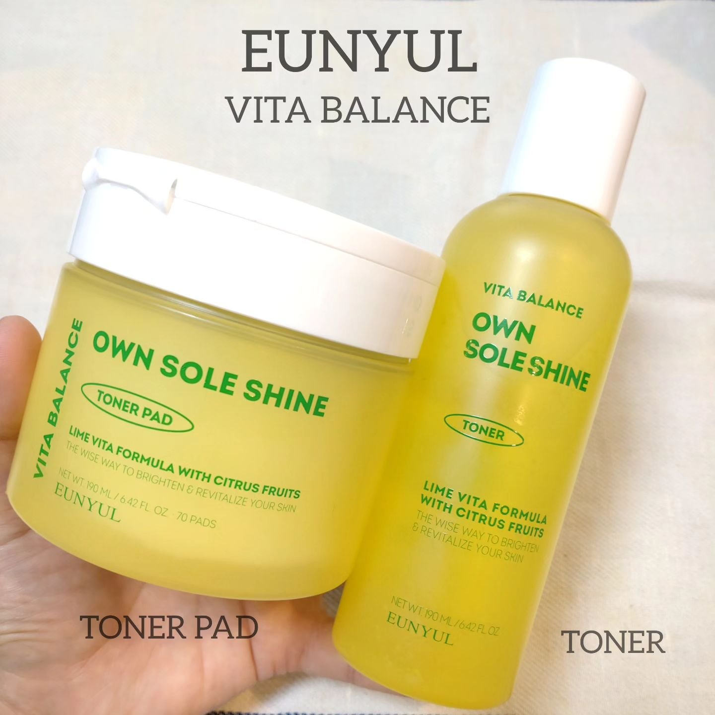 ビタバランスオウンソールシャイントナーパッド/EUNYUL/トナーパッドを使ったクチコミ（1枚目）