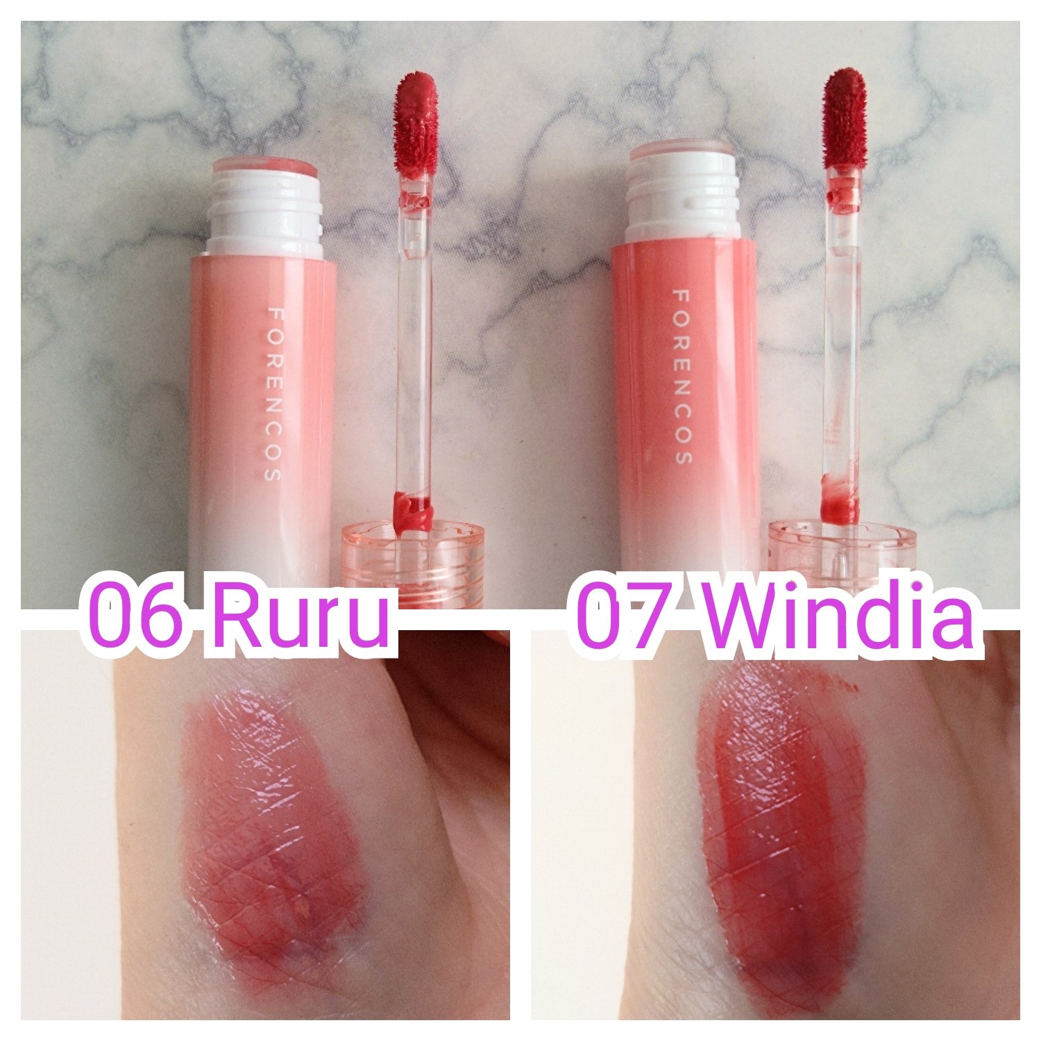 オールライトムードグローティント/フォレンコス/リップティントを使ったクチコミ（2枚目）