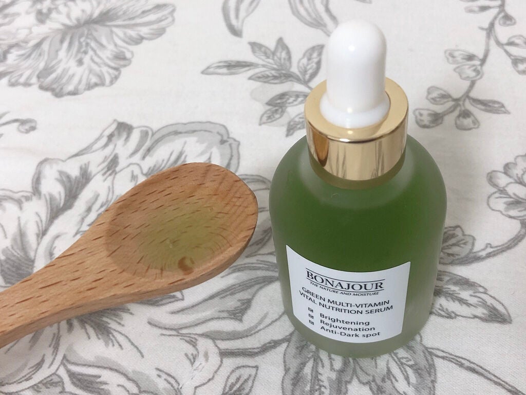 グリーンビタミンセラム/Bonajour/美容液を使ったクチコミ(3枚目)