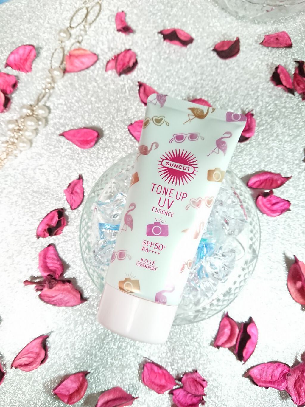 トーンアップUV エッセンス/サンカット®/日焼け止めローションを使ったクチコミ（1枚目）