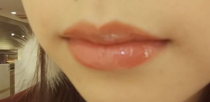 ラスティンググロスリップ/CEZANNE/口紅を使ったクチコミ(3枚目)