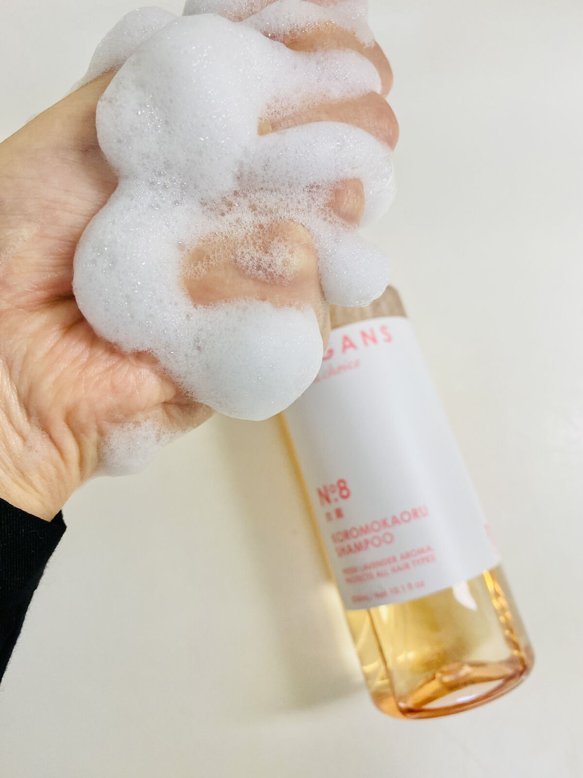 ノンシリコン アミノ酸 シャンプー/コンディショナー 衣薫（ころもかおる）/MOGANS/市販シャンプーを使ったクチコミ（2枚目）